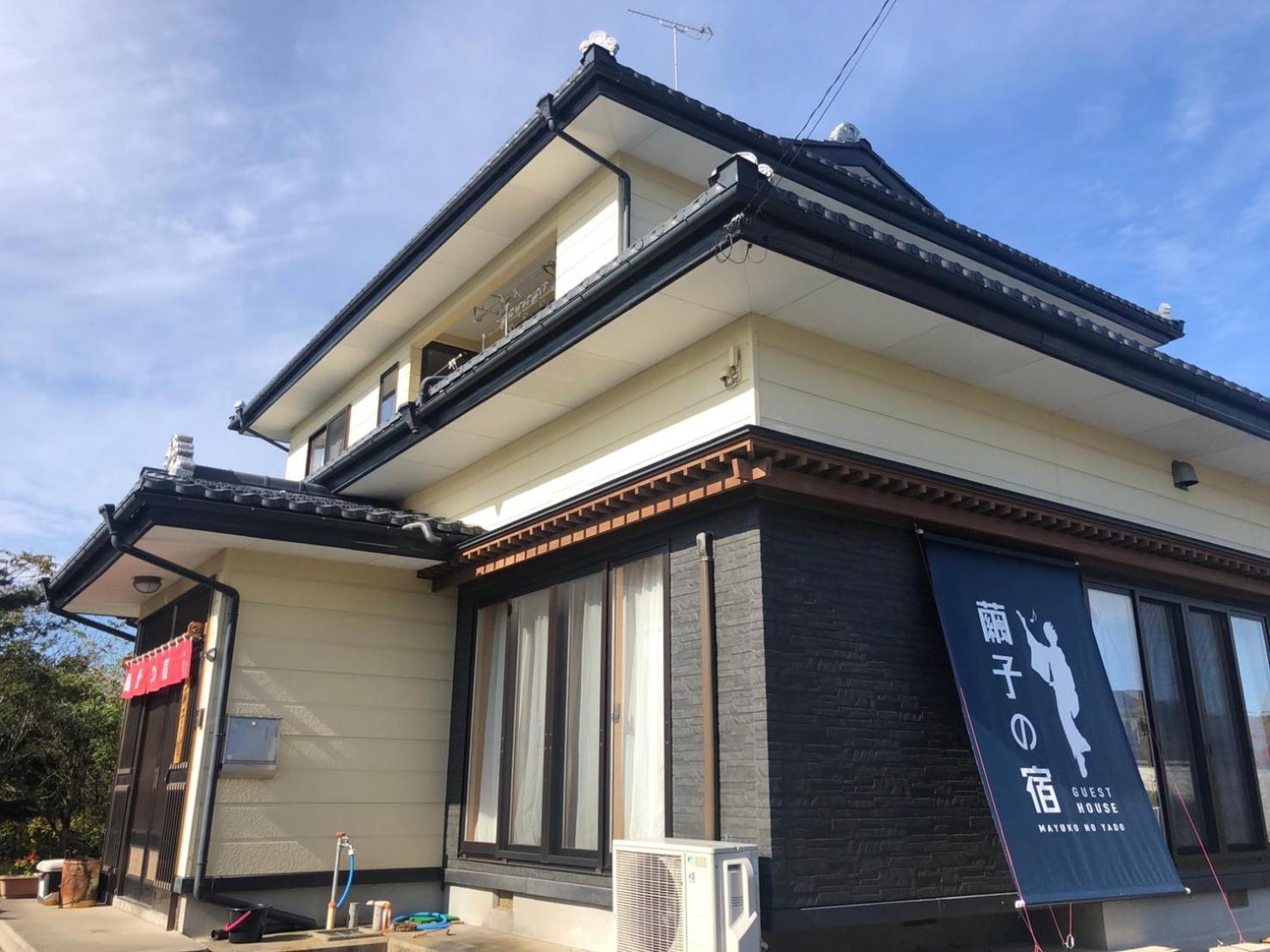 青森伝統芸能を楽しめる繭子の宿 Hachinohe Eksteriør billede